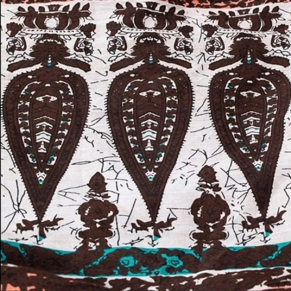 Boho Hippie Shoulder Bag | Ethnic Print Slouchy Hobo Tote Purse - Picture 3 of 6